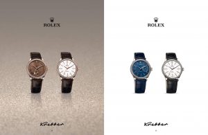Doppelseite mit Rolex-Uhren